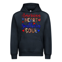 Navy American heart southern soul Urban Hoodie - Neo Western