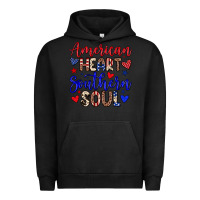 Pigment Black American heart southern soul Urban Hoodie - Neo Western