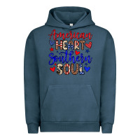 Pigment Midnight Navy American heart southern soul Urban Hoodie - Neo Western