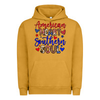 Pigment Peanut Butter American heart southern soul Urban Hoodie - Neo Western