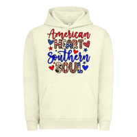 Pigment Pistachio American heart southern soul Urban Hoodie - Neo Western