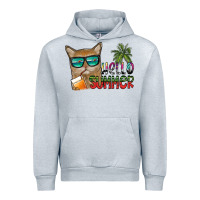 Heather Grey hello summer Urban Hoodie - SublimationCraftShop