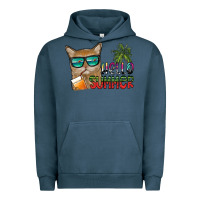 Pigment Midnight Navy hello summer Urban Hoodie - SublimationCraftShop