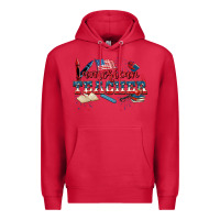 Cardinal American Teacher 4th of July Premium Hoodie - CowGirlArtShop