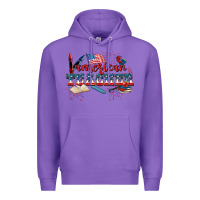 Purple American Teacher 4th of July Premium Hoodie - CowGirlArtShop