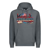 Rock American Teacher 4th of July Premium Hoodie - CowGirlArtShop