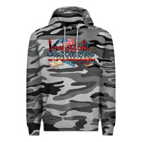 Slate Camo American Teacher 4th of July Premium Hoodie - CowGirlArtShop