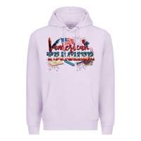 Lilac American Teacher 4th of July Premium Hoodie - CowGirlArtShop