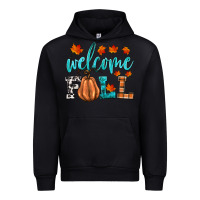 Black welcome fall Urban Hoodie - HRA Design Shop