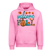 Fuchsia Pink welcome fall Urban Hoodie - HRA Design Shop