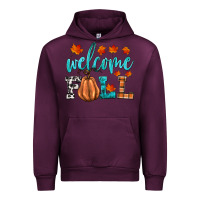 Mauve Wine welcome fall Urban Hoodie - HRA Design Shop