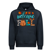 Navy welcome fall Urban Hoodie - HRA Design Shop