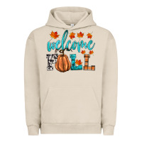 Pigment French Oak welcome fall Urban Hoodie - HRA Design Shop
