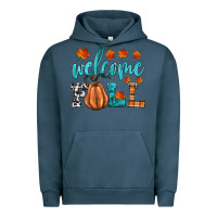 Pigment Midnight Navy welcome fall Urban Hoodie - HRA Design Shop