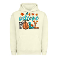 Pigment Pistachio welcome fall Urban Hoodie - HRA Design Shop