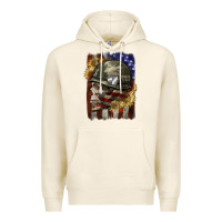 Tofu Army skull 4th of july Premium Hoodie - CowGirlArtShop