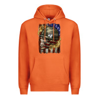 Carrot Army skull 4th of july Premium Hoodie - CowGirlArtShop