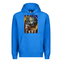 True Royal Army skull 4th of july Premium Hoodie - CowGirlArtShop