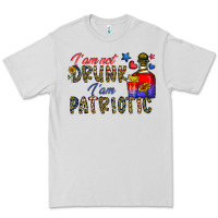 Dove Grey i'm drunk i'm patrıtoc Premium Tee - CowhideDigitalArt