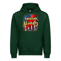 Forest Green American honey 4th of july Urban Hoodie - CowGirlArtShop
