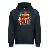 Navy American honey 4th of july Urban Hoodie - CowGirlArtShop