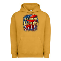 Pigment Peanut Butter American honey 4th of july Urban Hoodie - CowGirlArtShop