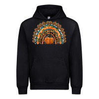 Fall Pumpkin Rainbow Urban Hoodie | Teevron