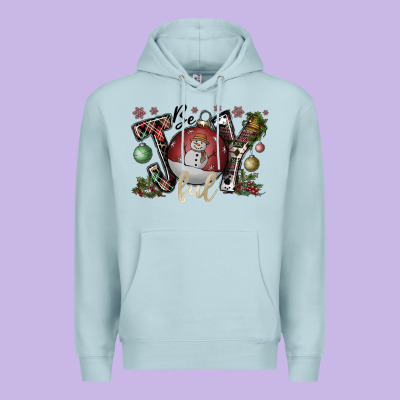 Be Joy Ful Premium Hoodie Designed By Cowhidedigitalart