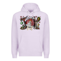 Lilac be joy ful Premium Hoodie - CowhideDigitalArt