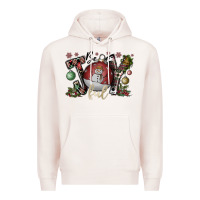 Pale Pink be joy ful Premium Hoodie - CowhideDigitalArt