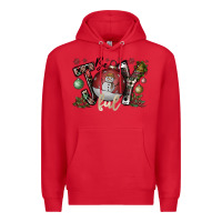 Red be joy ful Premium Hoodie - CowhideDigitalArt