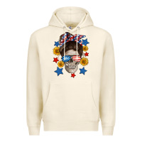 Tofu American mom skull Premium Hoodie - Neo Western