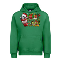 Emerald Coffee  Jesus Urban Hoodie - CowhideDigitalArt