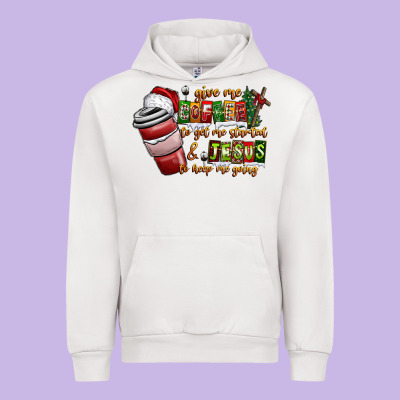 Coffee  Jesus Urban Hoodie Designed By Cowhidedigitalart