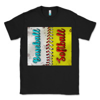 Black Baseball And Softball Tumbler Classic Tee - BundleAndBundleShop
