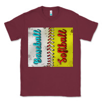 Burgundy Baseball And Softball Tumbler Classic Tee - BundleAndBundleShop