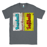 Charcoal Heather Baseball And Softball Tumbler Classic Tee - BundleAndBundleShop