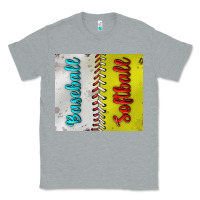 Heather Grey Baseball And Softball Tumbler Classic Tee - BundleAndBundleShop