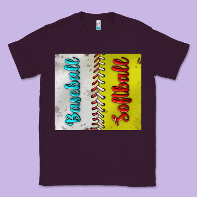 Baseball And Softball Tumbler Classic Tee Designed By Bundleandbundleshop