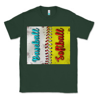 Sports Green Baseball And Softball Tumbler Classic Tee - BundleAndBundleShop