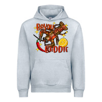 Heather Grey crawfish bayou baddie Urban Hoodie - FaDigitalArtStudio