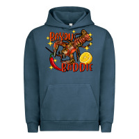 Pigment Midnight Navy crawfish bayou baddie Urban Hoodie - FaDigitalArtStudio
