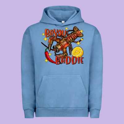 Crawfish Bayou Baddie Urban Hoodie Designed By Fadigitalartstudio