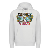 Dove Grey summer vibes Premium Hoodie - SublimationCraftShop