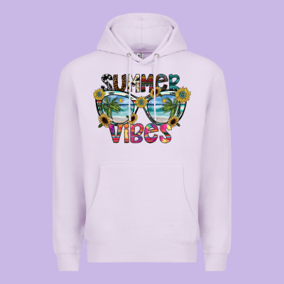 Summer Vibes Premium Hoodie Designed By Sublimationcraftshop