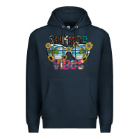 Navy summer vibes Premium Hoodie - SublimationCraftShop