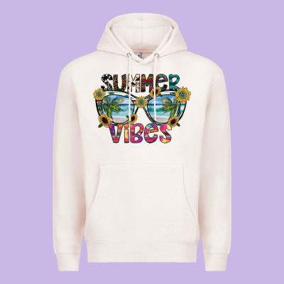 Summer Vibes Premium Hoodie Designed By Sublimationcraftshop