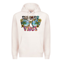 Pale Pink summer vibes Premium Hoodie - SublimationCraftShop