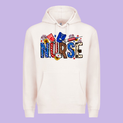 American Nurse Premium Hoodie Designed By Neo Western