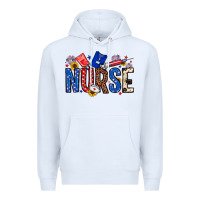 White American Nurse Premium Hoodie - Neo Western